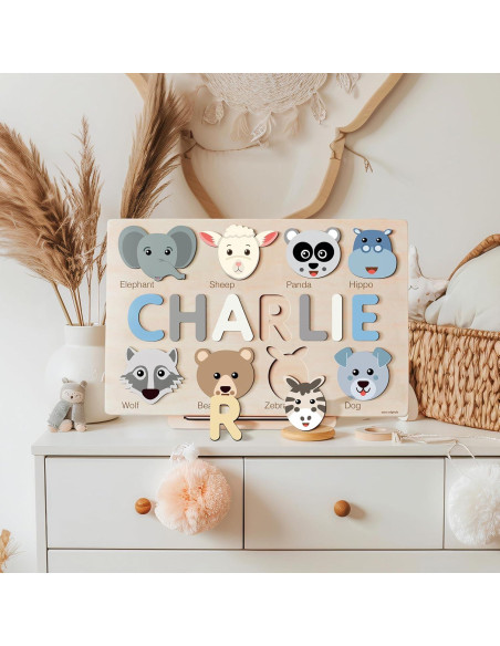 Rompecabezas Personalizado Zuzu Puzzle con Animales 37x23cm Rompecabezas Personalizado Zuzu Puzzle con Animales 37x23cm