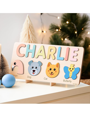 Rompecabezas Personalizado Zuzu Puzzle con Animales 37x23cm