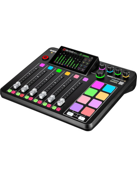 RODE RODECaster Pro II + 4 Auriculares + 4 Micrófonos + 64GB SD