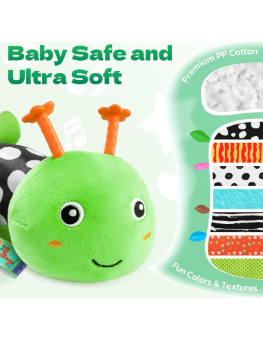 Juguete Sensorial Gato Musical HEMRLY Verde 0-6 Meses