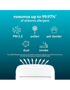 Purificador de Aire Inteligente HoMedics AP-C500 248 m HEPA UV-C 2