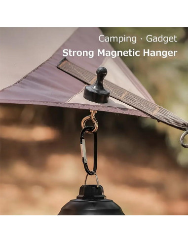 Ganchos Magnéticos Pxoerzy para Camping - 5 Unidades 6.8kg