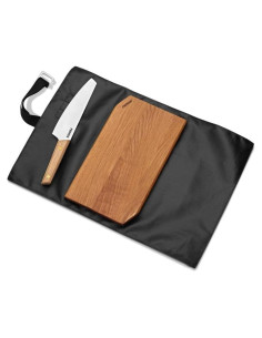 Set de Corte para Fogata Primus - Cuchillo y Tabla de Roble