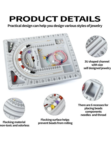 Bandeja de Cuentas SXDMHYB A Texturizada 9 Compartimentos
