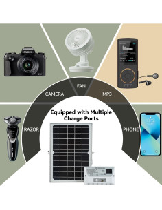 Luces Colgantes Solares LoveFindaHome con 4 Bombillas LED 2