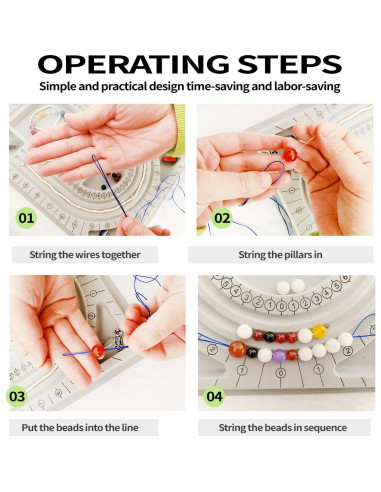 Bandeja de Cuentas SXDMHYB A Texturizada 9 Compartimentos