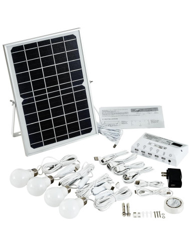 Luces Colgantes Solares LoveFindaHome con 4 Bombillas LED