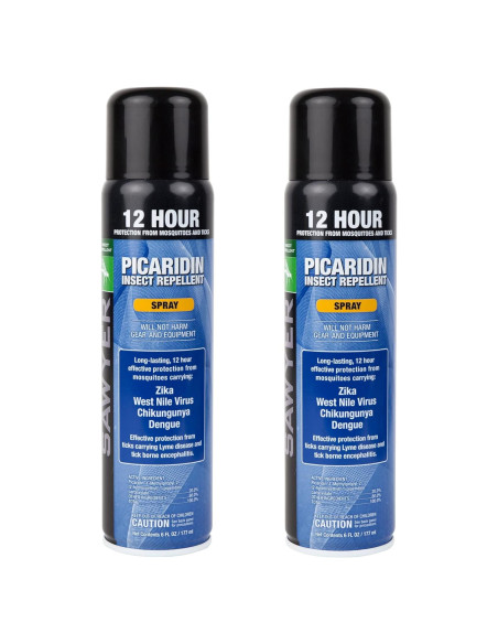 Repelente de Insectos Sawyer Picaridina 20% Spray 177 ml x2