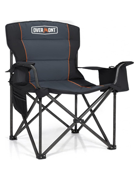 Combo Sillas de Camping Plegables Overmont Negra y Verde Combo Sillas de Camping Plegables Overmont Negra y Verde