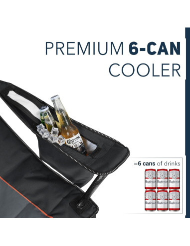 Combo Sillas de Camping Plegables Overmont Negra y Verde