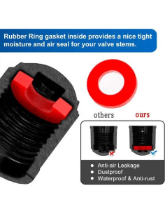 Tapones de Válvula de Neumático Genérico 12 Piezas 10mm 2