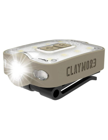 Linterna Frontal Recargable Claymore Capon 40B Tan LED USB-C