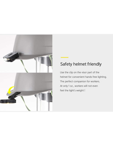 Linterna Frontal Recargable Claymore Capon 40B Tan LED USB-C