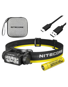 Linterna Frontal Nitecore HC60 UHE 1600 Lúmenes USB-C
