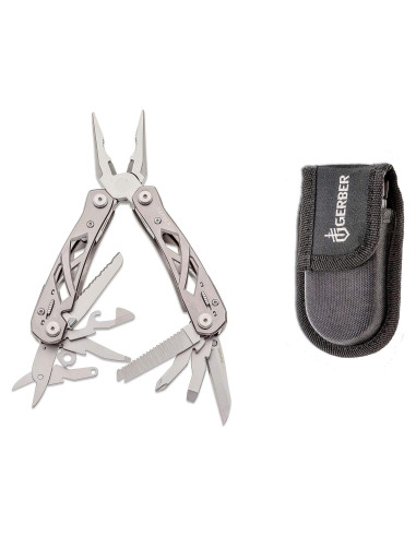 Multi-Herramienta 12 en 1 Gerber con Funda de Nylon