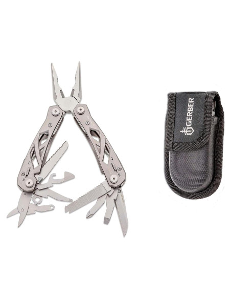 Multi-Herramienta 12 en 1 Gerber con Funda de Nylon