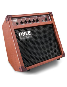 Amplificador de guitarra eléctrica Pyle 15W portátil 8"