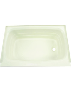 Bañera Lippert 61x91 cm Acrílico ABS Parchment Drenaje Derecho 2