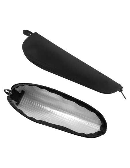 Juego de Utensilios de Viaje Aosbos con Estuche Negro