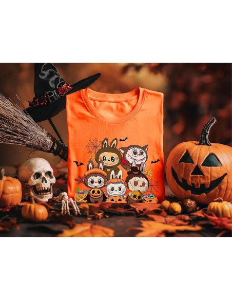 Camiseta Halloween Labu.buu Unisex Diseño Espeluznante