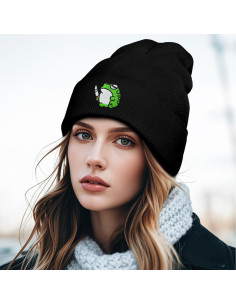 Gorro Tejido Unisex Kawaii Rana Gótico - Regalo Divertido 2