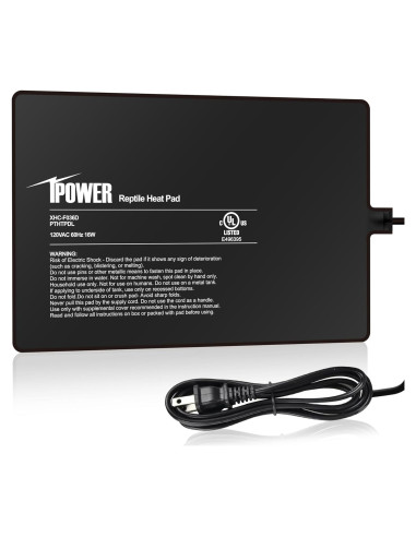 Almohadilla Térmica para Reptiles iPower 20x30 cm 16W