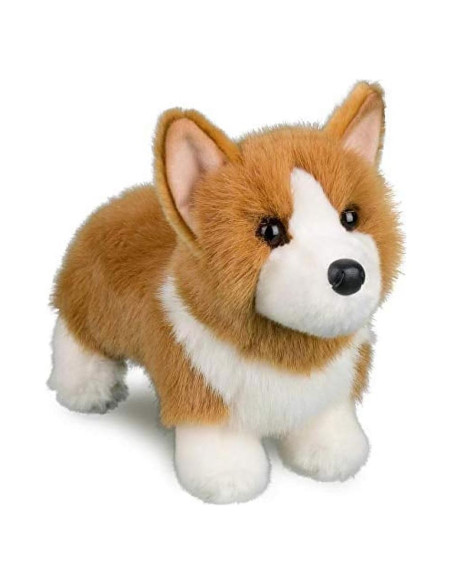 Peluche Corgi Louie Douglas 25 cm Suave y Realista Peluche Corgi Louie Douglas 25 cm Suave y Realista