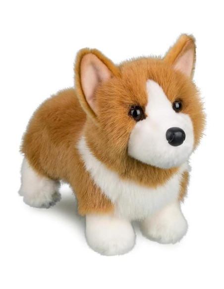 Peluche Corgi Louie Douglas 25 cm Suave y Realista Peluche Corgi Louie Douglas 25 cm Suave y Realista
