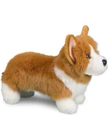 Peluche Corgi Louie Douglas 25 cm Suave y Realista