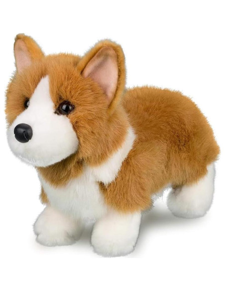 Peluche Corgi Louie Douglas 25 cm Suave y Realista Peluche Corgi Louie Douglas 25 cm Suave y Realista