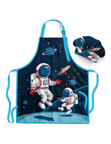 Conjunto de Delantal y Gorro de Chef Sandjest para Niños