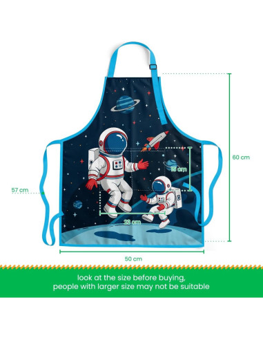 Conjunto de Delantal y Gorro de Chef Sandjest para Niños