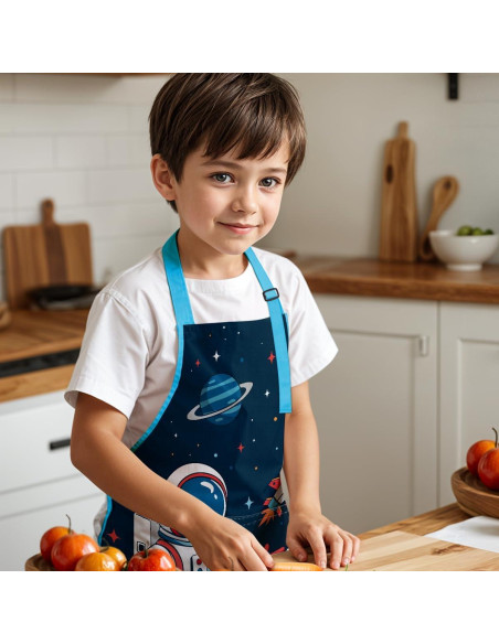Conjunto de Delantal y Gorro de Chef Sandjest para Niños