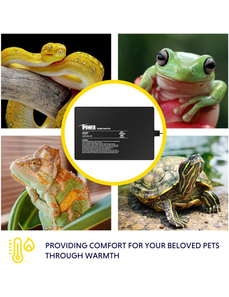 Almohadilla Térmica para Reptiles iPower 20x30 cm 16W