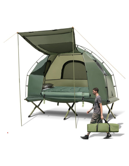 Tienda de Camping LDAILY Cot 5 en 1 para 1 Persona Tienda de Camping LDAILY Cot 5 en 1 para 1 Persona