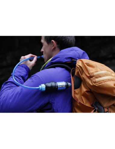 Adaptador de Hidratación en Línea Sawyer SP110 - Azul/Gris