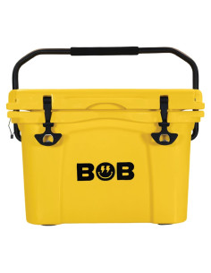 Enfriador Duro BOB EL ENFRIADOR CO 25Qt Amarillo Portátil