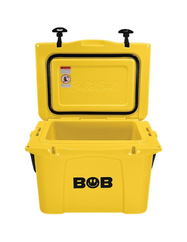 Enfriador Duro BOB EL ENFRIADOR CO 25Qt Amarillo Portátil