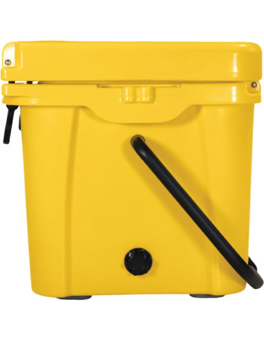 Enfriador Duro BOB EL ENFRIADOR CO 25Qt Amarillo Portátil