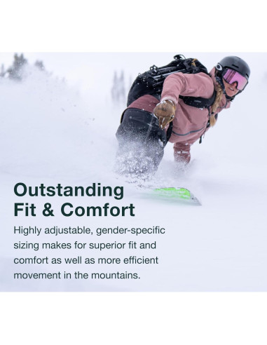 Mochila de Esquí Osprey Sopris 20L para Mujeres - Negra