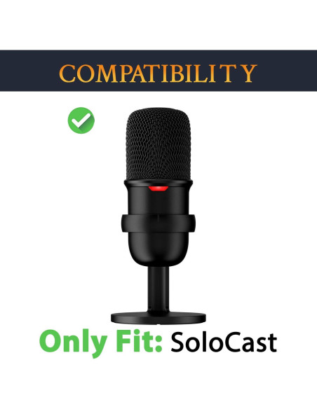 Filtros Pop para Micrófonos SOULWIT - 2 Pcs Espuma Negra