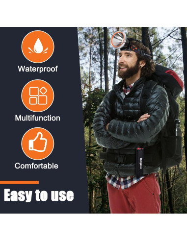 Linterna Frontal LED Yongkist 8401 Recargable IP68 20g