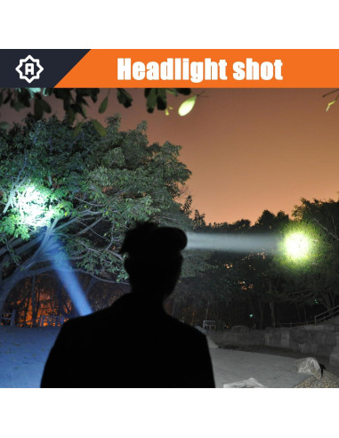 Linterna Frontal LED Yongkist 8401 Recargable IP68 20g