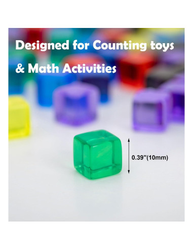 240 Cubos de Plástico para Contar y Clasificar AiFanS
