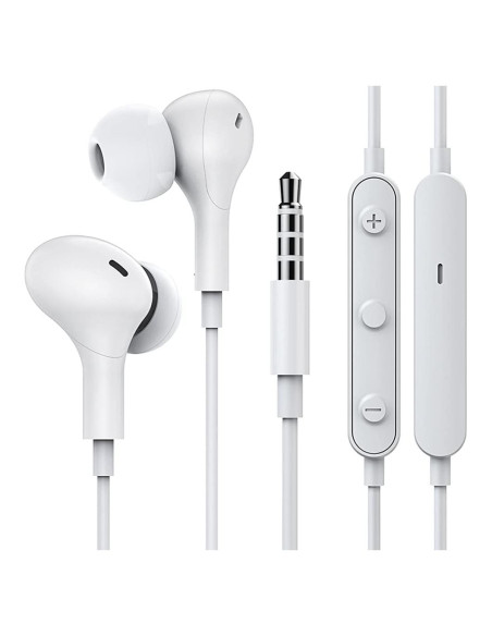 Auriculares con cable Cecety CE-538 Intrauditivos 3.5mm Blanco