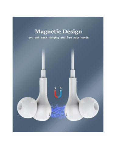 Auriculares con cable Cecety CE-538 Intrauditivos 3.5mm Blanco