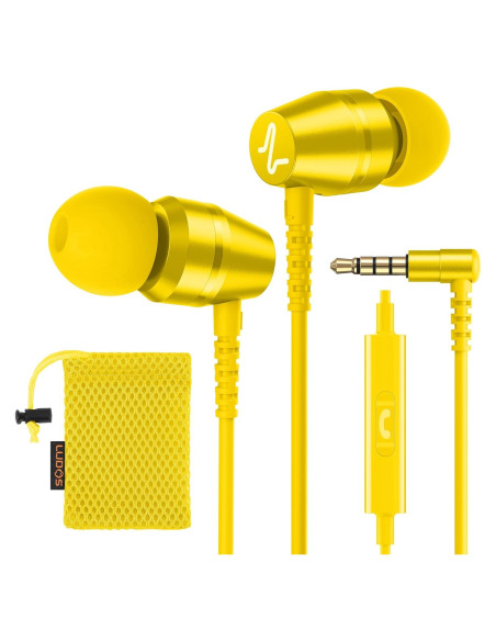 Auriculares LUDOS OMNITONE In-Ear con Cable 3.5mm Amarillo