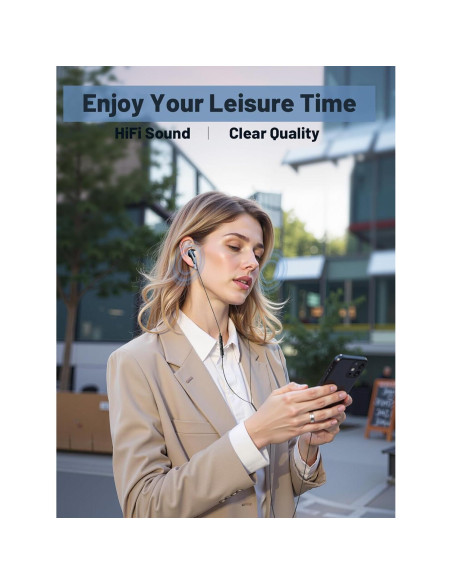 Auriculares USB C LCdaymini para iPhone 16 y Samsung Galaxy Auriculares USB C LCdaymini para iPhone 16 y Samsung Galaxy