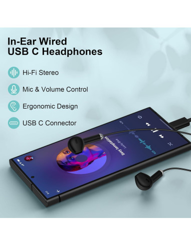 Auriculares con cable USB C Samsung EASC06KT - Sonido HiFi