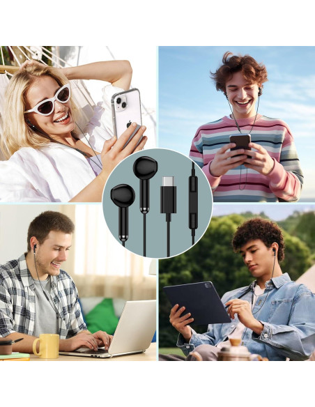 Auriculares con cable USB C Samsung EASC06KT - Sonido HiFi